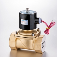 2W-350-35 2W-400-40 2W-500-50 Électrovanne en laiton 12V 24V 220V Électrovanne à eau Électrovanne électrique