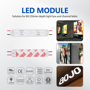 Module LED flexible pour extérieur homologué UL, 12V, garantie 5 ans, CE, 1,44W, 4 puces 2835, injection de pixels, IP65, module LED pour signalétique - Product Image 4