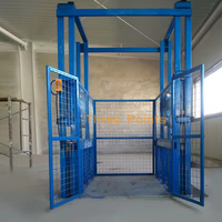 8m 2t Rail de guidage Ascenseur vertical Ascenseur de fret de matériel industriel Ascenseur de fret Ascenseur hydraulique de marchandises Ascenseur de cargaison