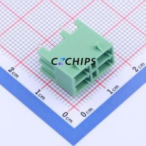 KF2EDGKVG-3.81-2*2P Plug-in Terminal Block Through hole,P=3.81mm Connector Board-to-Board / Socket - Closed 2x2P 3.81mm Green - Product Image 1
