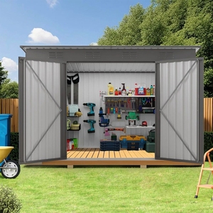 <span class=keywords><strong>Caseta</strong></span> de Almacenamiento de Herramientas de Jardín de Metal <span class=keywords><strong>Grande</strong></span>, 268x107cm - Product Image 2