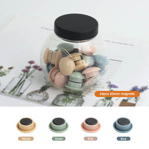 20mm 24 יח 'תיבת עגול בצבע מגנטי לוח מדבקת לוח מדבקה עם מגנט חזק עבור מקרר מחיק - Product Image 3