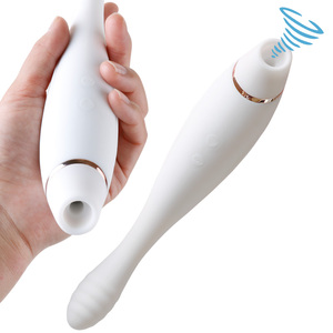 Vibrateur 2-en-1 à succion, jouet sexuel pour adultes, stimulation du clitoris et <span class=keywords><strong>des</strong></span> mamelons, sextoy, dildo, vibrateur double extrémité pour femmes - Product Image 4