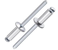 1/8x1/2 Rivet Pop Rivets aveugles en métal Rivets aveugles en acier aluminium Remaches De Aluminio