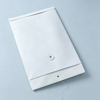 Carpeta de Archivo de Papel Kraft Blanco al por Mayor y Bolsas para Documentos con Logotipo Personalizado, Tamaño A4, Bolsas de Archivo