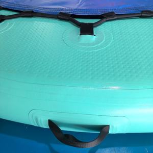 Hamac flottant gonflable de 2,4 m, quai flottant de 8 pieds, île flottante pour lac, bateau, piscine, océan - Product Image 5