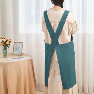 <span class=keywords><strong>Delantal</strong></span> de mamá e hija con logotipo personalizado con bolsillo comodidad de gran tamaño para cocinar <span class=keywords><strong>delantal</strong></span> japonés de cocina para regalos - Product Image 3