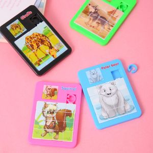Animal <b>Sliding</b> Puzzle 16 Segment Maze Educational Toy For Children Age 2 4 Years <b>Plastic</b> Flat Jigsaw Puzzle Gift - Product Image 3