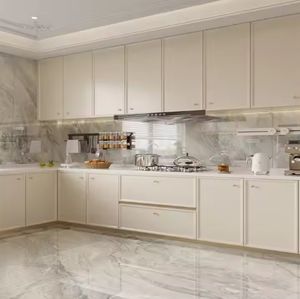 Fournisseur d'Ensemble d'Armoires de Cuisine Personnalisées, Ensemble d'Armoires de Cuisine Modulaires Modernes en Bois, Panneaux Muraux en Mélamine - Product Image 5