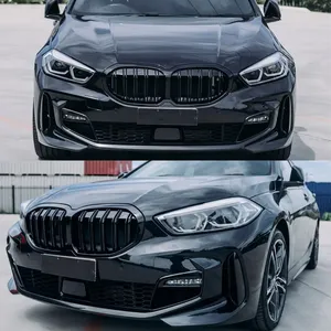 StarNav Pour BMW Série 1 F40 2020-2024 Cache de calandre inférieure à double grille avant, Garniture de couvercle d'aération de spoiler de voiture - Product Image 1