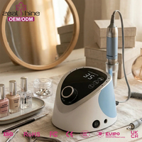 Machine à ongles professionnelle portable 65W, lime à ongles électrique de bureau avec pédale, prise US/UK pour manucure et pédicure