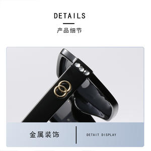 Lunettes de soleil Dilisha pour femmes, monture en plastique noir, verres polarisés UV400 de type 3, pour la conduite en extérieur - Product Image 4