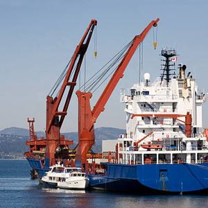 מנוף סיפון ימי <span class=keywords><strong>25</strong></span> טון, מנוף הידראולי קטן עם מנוע דיזל, רכיבי גלגלי שיניים עם מסבי מנוע, לטיפול במטען ספינות - Product Image 4