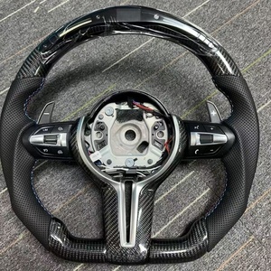 Volant sport en alcantara forgé avec écran LED pour <span class=keywords><strong>BMW</strong></span> <span class=keywords><strong>M3</strong></span> F80 M4 F82 E90 E91 E92 X5 F15 X6 F16 F10 F30 F32 F36 - Product Image 2