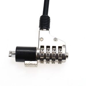 Cerradura de <span class=keywords><strong>cable</strong></span> de ordenador portátil de combinación YH1554/cerradura de <span class=keywords><strong>cable</strong></span> de seguridad de escritorio cerradura de ordenador portátil - Product Image 4