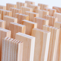 100 Piezas de Bloques de Construcción de Madera, Juego de Dominó Apilable, Juguetes Educativos de Aprendizaje Preescolar para Niños y Niñas