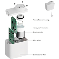 Système de rideaux motorisés en aluminium robuste de haute qualité, à moteur unique, 1m, Tuya WiFi Bluetooth, moderne, silencieux, pour usage professionnel, commande vocale