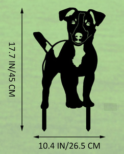 <span class=keywords><strong>Modern</strong></span> Çevre Dostu Metal Evcil Hayvan Anıt Plaketi Köpek Silüeti Portresi Bahçe Süsleri Avlu Evcil Hayvan Tabutları ve Urnları için - Product Image 5