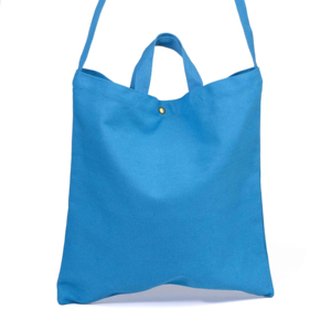 Vente en gros Sac à provisions en toile en coton de créateur vierge portable personnalisé Sac fourre-tout en toile avec boucle - Product Image 5