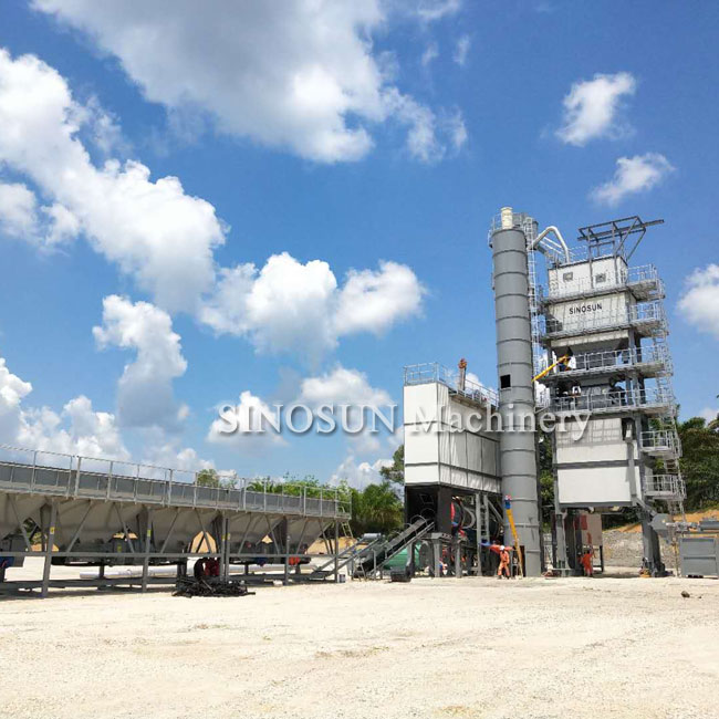 Асфальтосмесительная установка SAP160, 2000 кг/партия, 160TPH