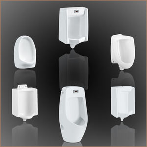 ห้องน้ำเซรามิกจีน P-Trap S Trap ขนาดเล็กแขวนผนังขนาดใหญ่เซนเซอร์ขาตั้งปัสสาวะสำหรับผู้ชาย - Product Image 2