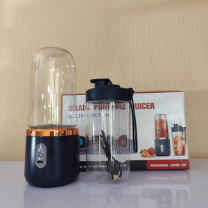 Petit presse-agrumes électrique portable Lame en acier inoxydable Smoothie automatique Machine à glace Tasse à jus - Product Image 6