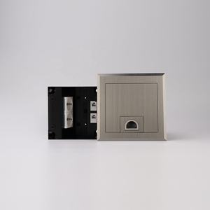 Boîte de sol électrique en acier inoxydable sécurisée avec mécanisme de fermeture douce et couvercle autobloquant - Product Image 3