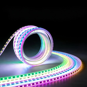 Tira de Luces LED RGB WS2815 de 220V IP68, 60 LED/m, Direccionables Individualmente, Efectos de Persecución Inteligentes, Iluminación Ambiental para Exteriores y Paisajes - Product Image 6