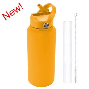 Botella de Agua Reutilizable de Acero Inoxidable Aislada al Vacío de 32 oz/1000 ml, Personalizada, para Gimnasio y Camping, Termos de Agua - Product Image 6