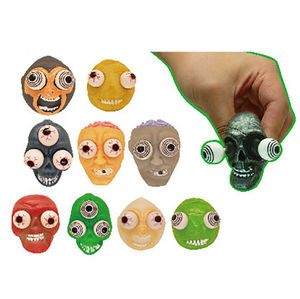 Piccolo Gashapon redentore regalo giocattolo divertente Halloween novità spremere fantasmi di plastica testa occhio Popping giocattoli per i bambini 2020