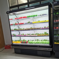 Supermarkt Commerciële Koelkast Voor Fruit En Groenten Open Chiller Koude Drank Display Koelkast