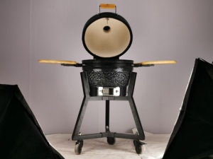 Griller robuste Barbecue 16 pouces Parillas Bbq <span class=keywords><strong>Kanka</strong></span> turc Portable Grill charbon de bois extérieur jardin céramique Kamado Grill - Product Image 3