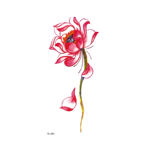 BXTAT TL289 - TL294 Roses Temporary Autoadesivi Del Tatuaggio Per Le Donne - Product Image 3