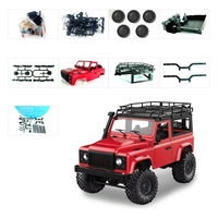 Coche RC Crawler a Escala 1/12, Coche RC de Cuatro Ruedas Motrices, Vehículo de Juguete, Mn-91K Defender, Coche de Derrape