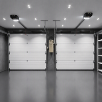 AAVAQ SX20 - Ouvre-porte de garage sectionnel moderne en métal - Contrôle par télécommande - Force de levage de 1200N - Fonctionnement facile - Garantie de 5 ans
