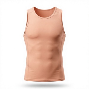 Chaleco sin mangas de verano para hombre, holgado, de color liso, para fitness, deportes, correr, talla grande, estilo casual, camiseta sin mangas de entrenamiento, ajuste ceñido. - Product Image 1