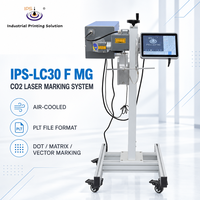 Système de marquage laser CO2 IPS-LC30 F MG, machine de marquage laser 30W, machine de codage laser, zone de marquage vectoriel et ponctuel