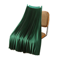 Robe longue tricotée grande taille pour femme, couleur unie, antibactérienne, en polyester, élégante et décontractée, pour l'été – Vente en gros