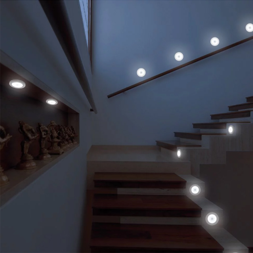 Vgeet палка-куда угодно шкафа лестницы ночник с датчиком движения, аккумуляторная батарея светодиодный датчик движения света