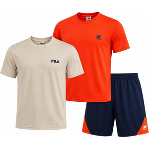 Set Casual da 3 Pezzi Fila per Ragazzi con Magliette Grafiche, per Età 9 Anni - Product Image 3