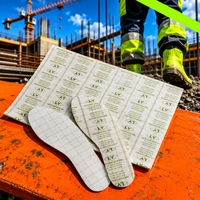 Semelles intérieures de bottes de travail certifiées EN22568 pour hommes LY, ultra-légères, anti-perforation, durables, avec soutien de la voûte plantaire, confort sportif – Vente directe usine