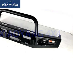 Protector de rejilla de parachoques delantero 4X4 negro de acero de fábrica Original para Hilux Revo <span class=keywords><strong>Vigo</strong></span> NP300 BT50 Ranger Bull <span class=keywords><strong>Bar</strong></span> - Product Image 3