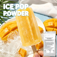 Poudre pour sucettes glacées saveur mangue certifiée Halal, prix de gros, pour la fabrication de bâtonnets glacés pour les magasins de crèmes glacées