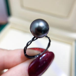 Anneau vide en argent S925 pour perles DIY, design papillon et nœud, pour femmes, modèle 10153 - Product Image 3