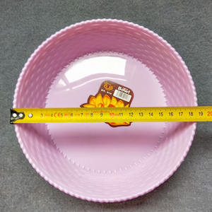 Assiette à fruits en plastique R421 One Dollar Store, Assiette à fruits en plastique colorée, Assiette à fruits ronde, Assiette de vente au détail, Assiette à bonbons - Product Image 5