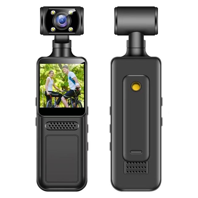 180 Degrees Rotating Lens Anti-shake WIFI Durable Vlogging Camera Mobile Remote Viewing Mini Pocket 2K Sports Camera for