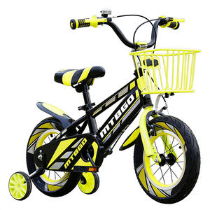 Vélo enfant MTBGO 14 pouces, 3-<span class=keywords><strong>8</strong></span> <span class=keywords><strong>ans</strong></span>, importé, simple vitesse, rose, 2 roues, fourche en acier, avec panier, pour filles - Product Image 4
