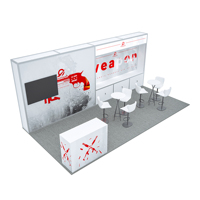 Stand d'exposition modulaire sur mesure, directement de l'usine, fournisseur de stands d'exposition
