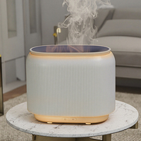Meilleure vente de diffuseur d'arôme électrique à ultrasons humidificateur d'air conception de flamme de feu diffuseur parfumé aromathérapie