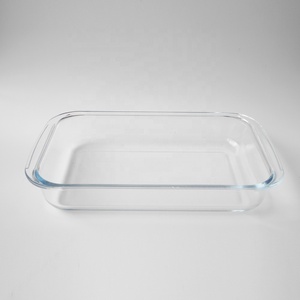 Rettangolo <span class=keywords><strong>di</strong></span> vetro trasparente <span class=keywords><strong>di</strong></span> cottura piatto piatto per la <span class=keywords><strong>cucina</strong></span> - Product Image 1